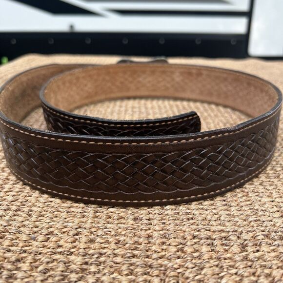 Vintage Textan Western Braided Belt & Bronco Buckle - Picture 7 of 7